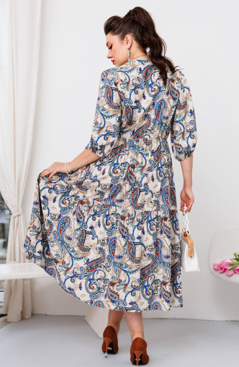 Платье Romanovich Style 1-2644 серо-синий
