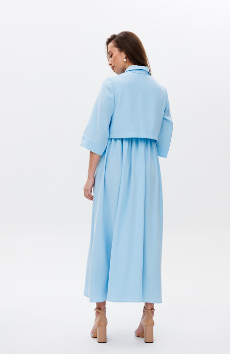 Платье NikVa 487-1 голубой