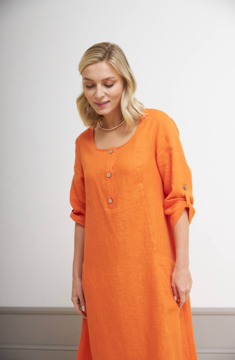 Платье Nadex 21-081630/210-24 оранжевый