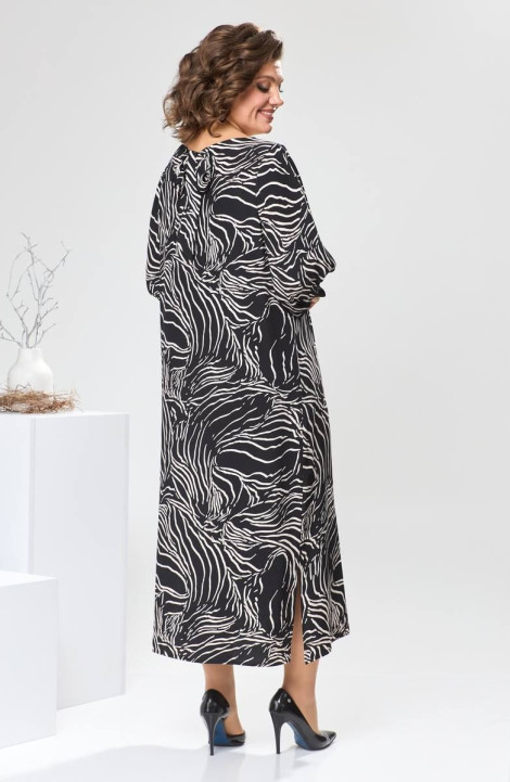 Платье Romanovich Style 1-2442 черный/разводы