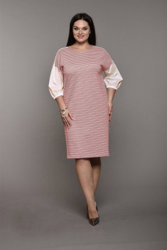 Платье Lady Style Classic 1571/1 розовый_персик