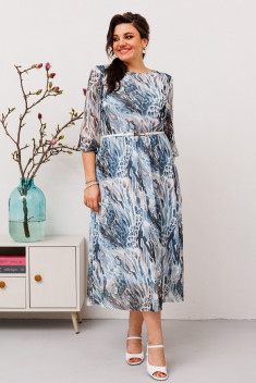 Платье Romanovich Style 1-2607 серо-голубой