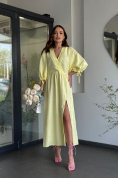 Платье Dilana VIP 2028 желтый
