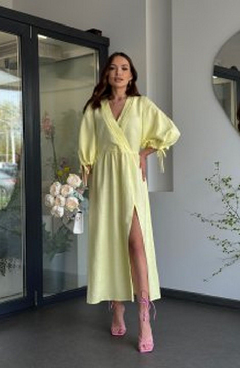 Платье Dilana VIP 2028 желтый