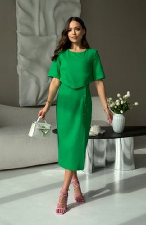 Платье Dilana VIP 2031 зеленый