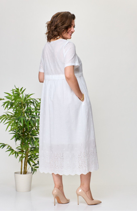 Платье Pocherk 1-045 белый