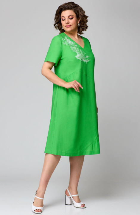 Платье Мишель стиль 1196 зеленый-1