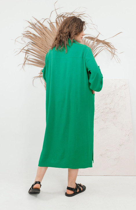 Платье OVERYOU М105/1 зеленый