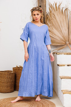 Платье АМУЛЕТ 9731 голубой