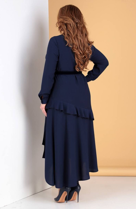 женские платья Liona Style 722 темно-синий
