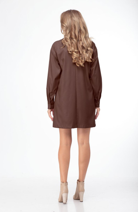 Платье Anelli 800 коричневый