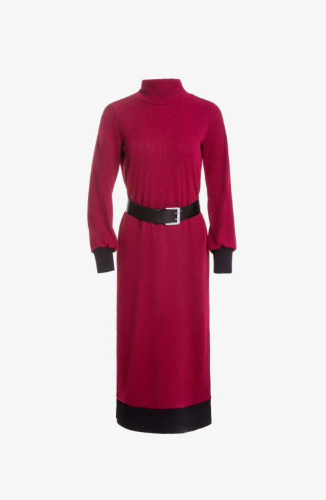 Трикотажное платье Elema 5К-11357-1-164 бордовый
