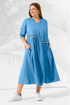 женские платья Панда 86080w голубой