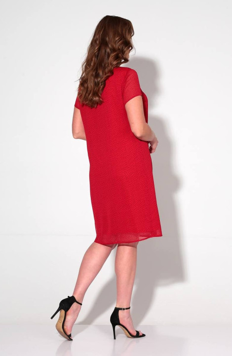 женские платья Liona Style 649 малиново-красный