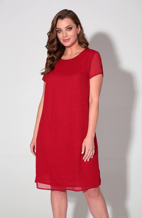 женские платья Liona Style 649 малиново-красный