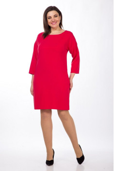 Платье Lady Style Classic 1157 красные_тона