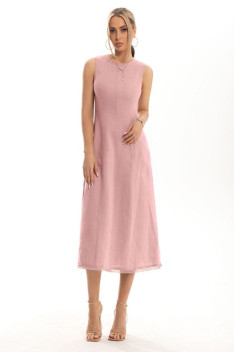 Льняное платье Golden Valley 4899 розовый