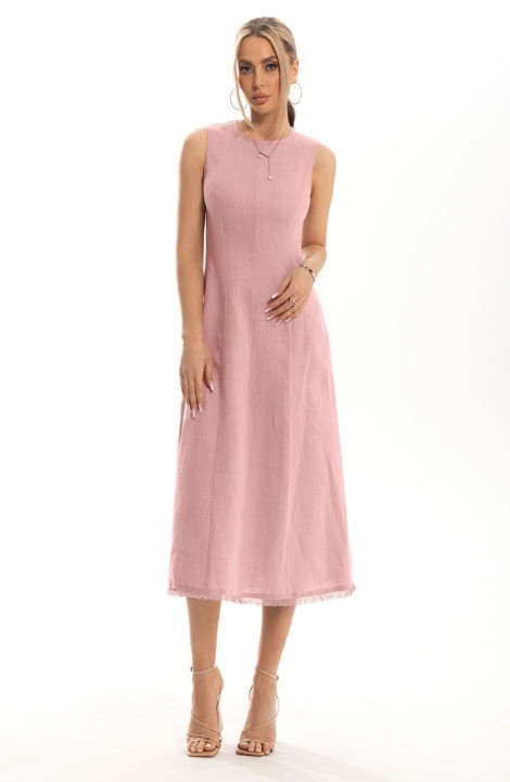 Льняное платье Golden Valley 4899 розовый