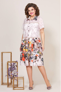 Шифоновое платье Mira Fashion 5276
