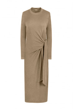 Трикотажное платье Elema 5К-12258-1-170 светло-бежевый