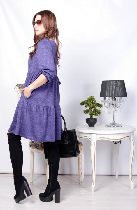 Трикотажное платье Patriciа F15190 фиолетовый
