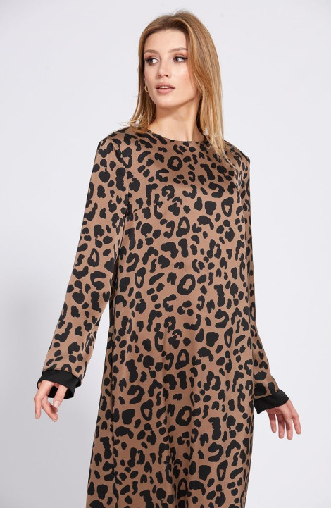 Платье EOLA 2513 коричневый_леопард