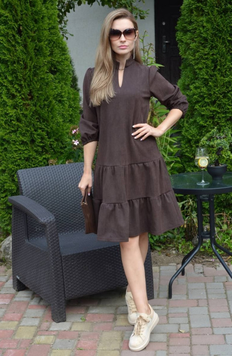 Платье Patriciа F15165 коричневый