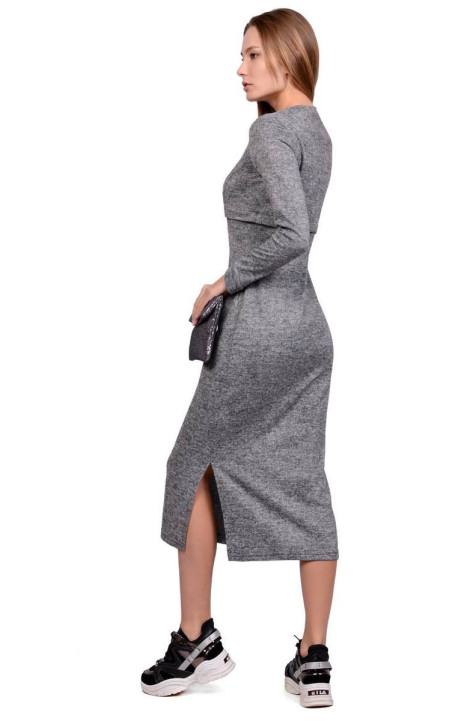 Трикотажное платье Patriciа NY14727 серый,черный