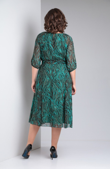 Платье Pocherk 1-031 зеленый