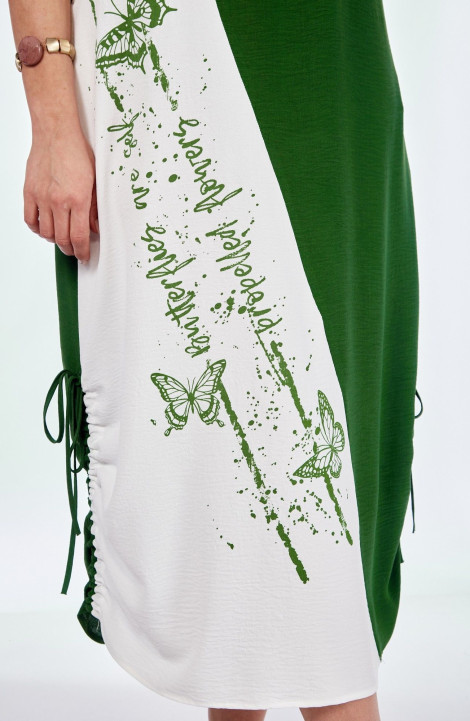 Платье Диомант 1957 зелень