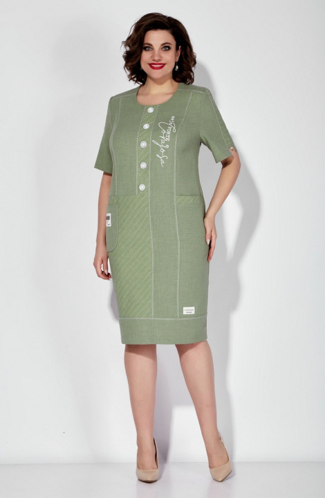 Платье Tellura-L 1735 зеленый