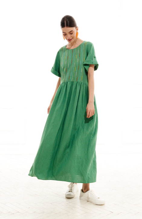 Платье ELLETTO LIFE 1017 зеленый