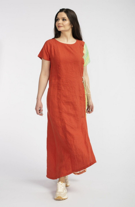 Платье FASHION CENTRE Л-3463.1 рыжий