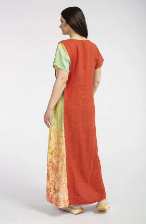 Платье FASHION CENTRE Л-3463.1 рыжий