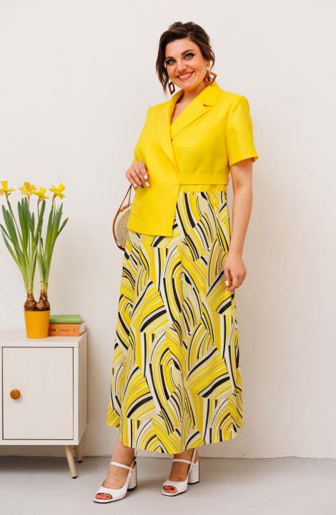 Платье Romanovich Style 1-2468К жёлтый
