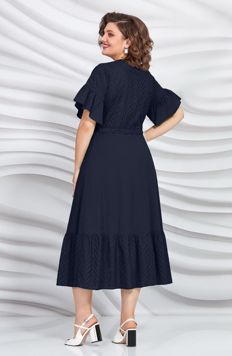 Платье Mira Fashion 5421-3 темно-синий