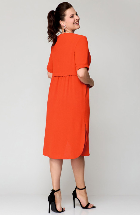 Платье Мишель стиль 1194 оранж