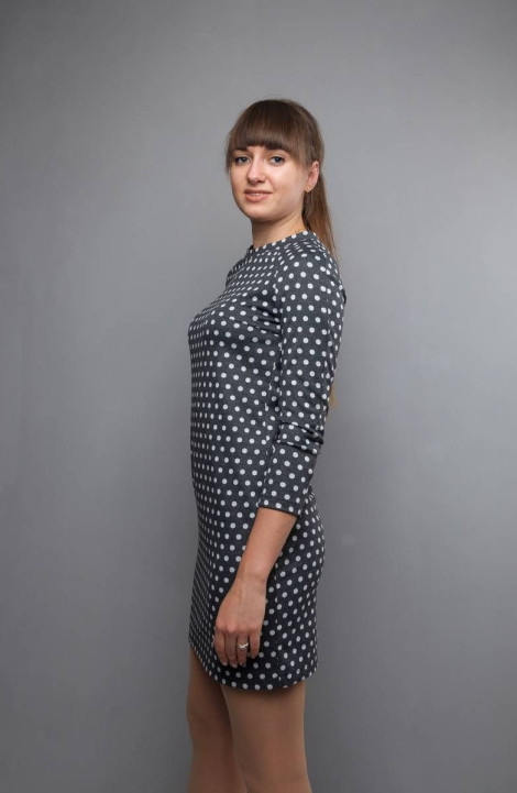 Трикотажное платье Mita ЖМ1012 горох