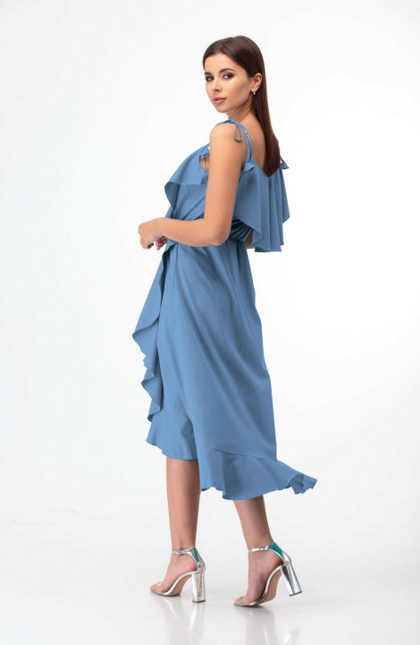 Платье Anelli 726 голубой