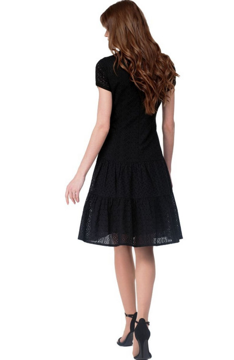 Хлопковое платье AMORI 9524 черный