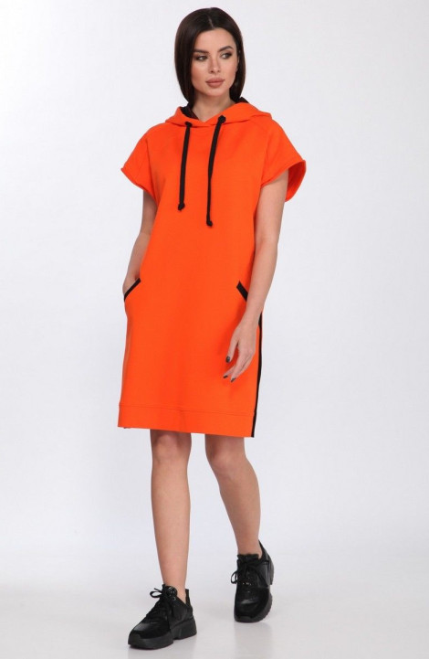 Хлопковое платье Faufilure С1182 оранж