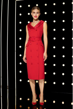 Платье DiLiaFashion 0558 красный