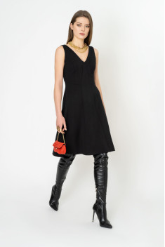 Трикотажное платье Elema 5К-11154-1-164 чёрный