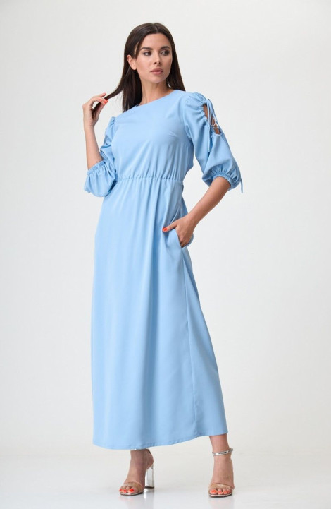 женские платья Anelli 1264 голубой