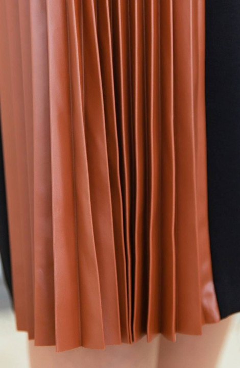 женские платья ASV 2549 черно-коричневый