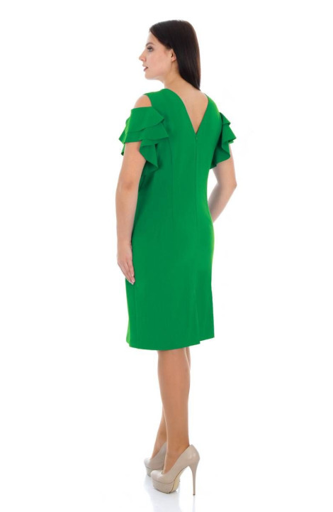 женские платья Effect-Style 665 ярко-зелёный