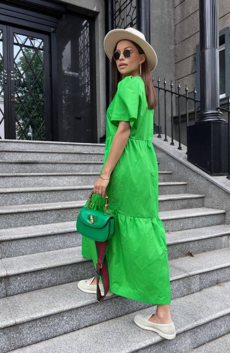 Платье Continental Fashion 0710-04 зелёный