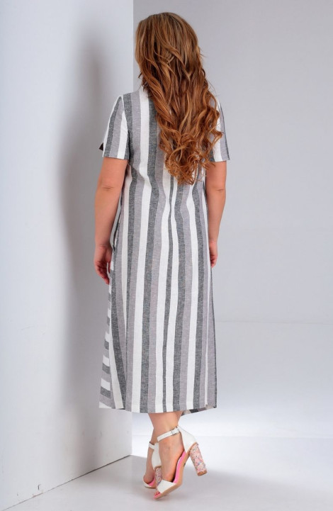 Льняное платье Jurimex 2864 серый