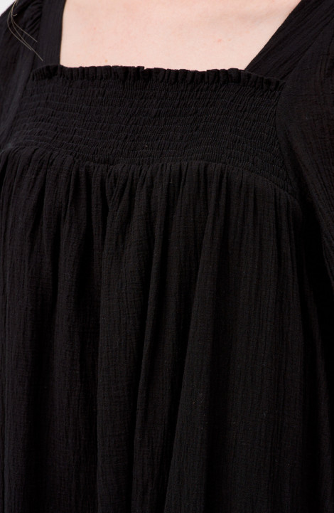 Хлопковое платье Панда 110580w черный