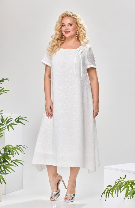 Шифоновое платье Romanovich Style 1-1332 белый
